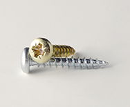 DIN 7505B Domborúfejű, faforgácslap csavar, Acél, Horganyzott, 4,5x30, 1000darab/csomagolás termék fő termékképe