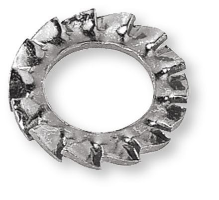 DIN 6798A Külső fogazású alátét, Acél, Horganyzott, M 2, 1000darab/csomagolás termék fő termékképe