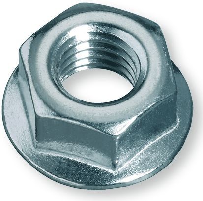 DIN 6923 Peremes hatlapú anya, 8., Horganyzott, M 6 (recézett), 1000darab/csomagolás termék fő termékképe