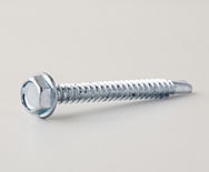 DIN 7504 Hatlapfejű önfúró lemezcsavar+gumis alátét, Acél, antracitszürke, 4,8x19 RAL7016, 250darab/csomagolás termék fő termékképe