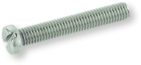 DIN 84 Hengeres fejű egyeneshornyú csavar, 4.8, Horganyzott, M 5x35, 1000darab/csomagolás termék fő termékképe