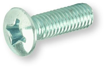 DIN 966 Lencsefejű kereszthornyos csavar, 4.8, Horganyzott, M 4x12, 3000darab/csomagolás termék fő termékképe