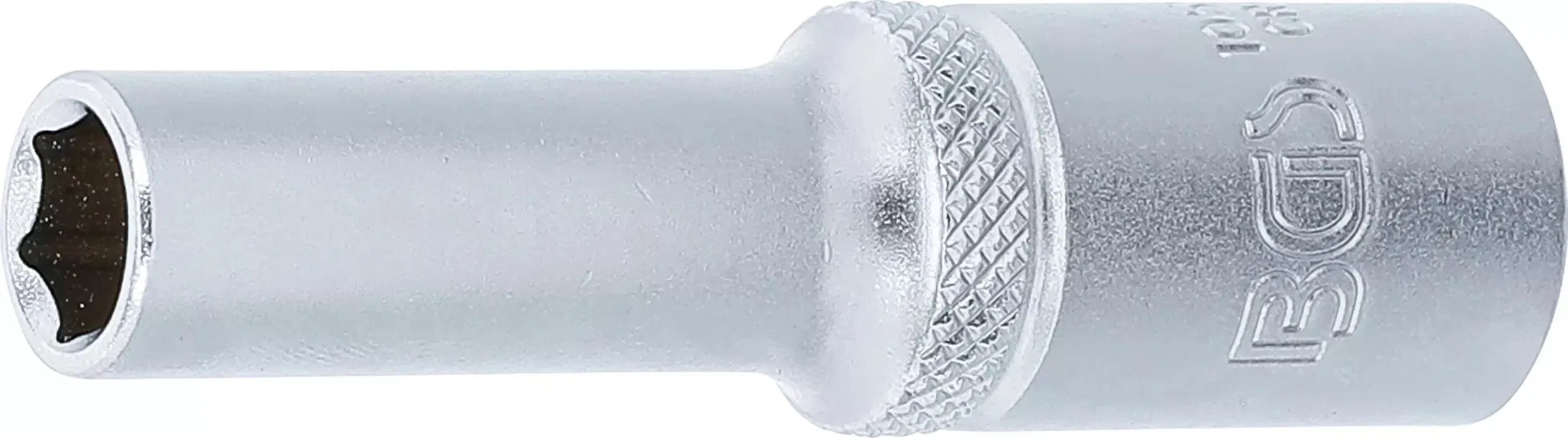 BGS Technic 9-10528 3/8"-os 6 lapú dugókulcs fej, hosszított kivitel, 8 mm termék fő termékképe