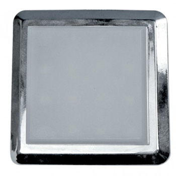 Elmark LED bútorvilágító lámpatest, króm, 52x52 mm, 90 lm, meleg fehér fény, 1 W termék fő termékképe