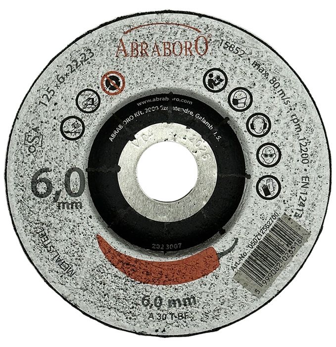 Abraboro 180 x 6.0 x 22 mm CHILI fémtisztító korong, 5 db/csomag termék fő termékképe