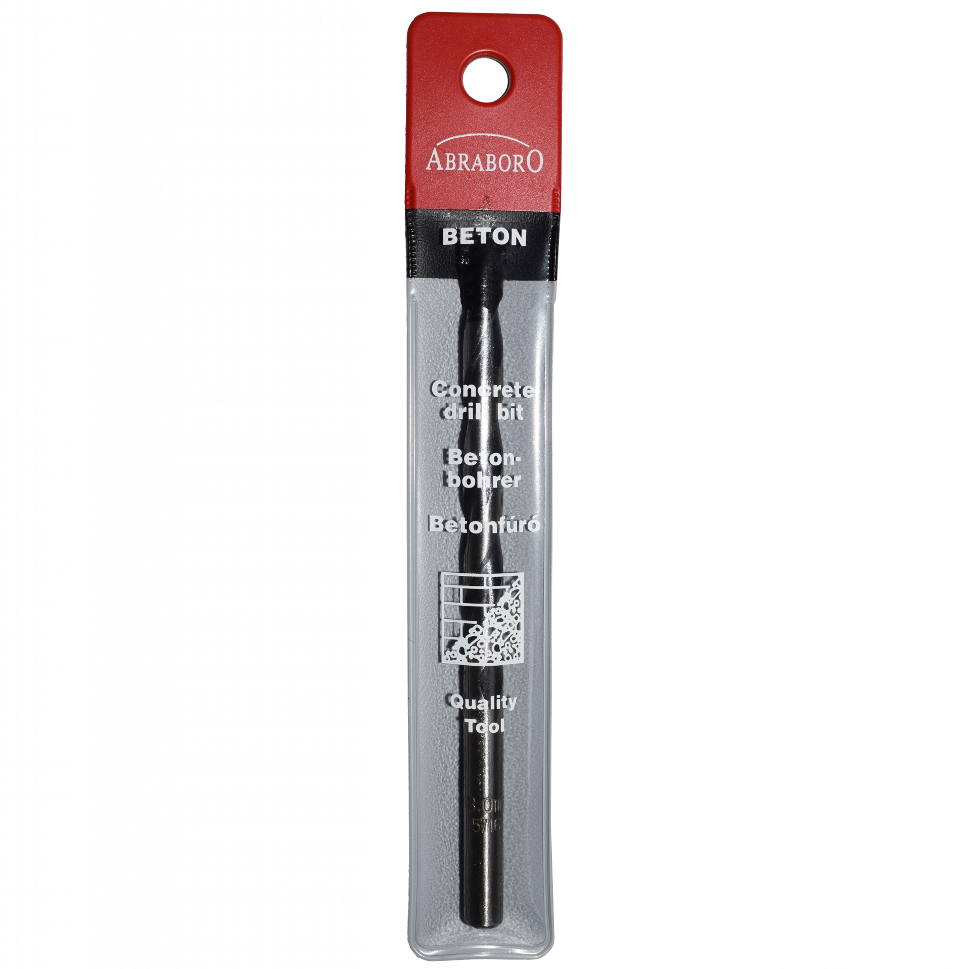 Abraboro 14 x 150 / 95 mm Standard hengeres szárú betonfúró tasakban termék fő termékképe