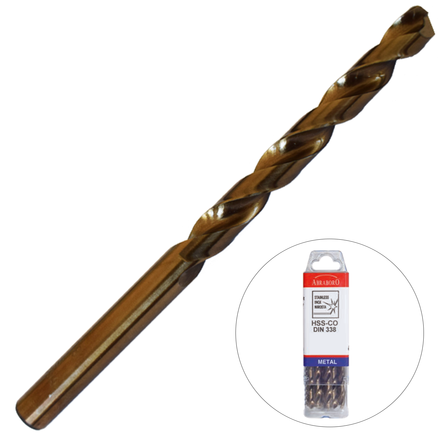 Abraboro 5.7 x 93 / 57 mm HSS-Co fémcsigafúró X-Pack, 10 db/csomag termék fő termékképe