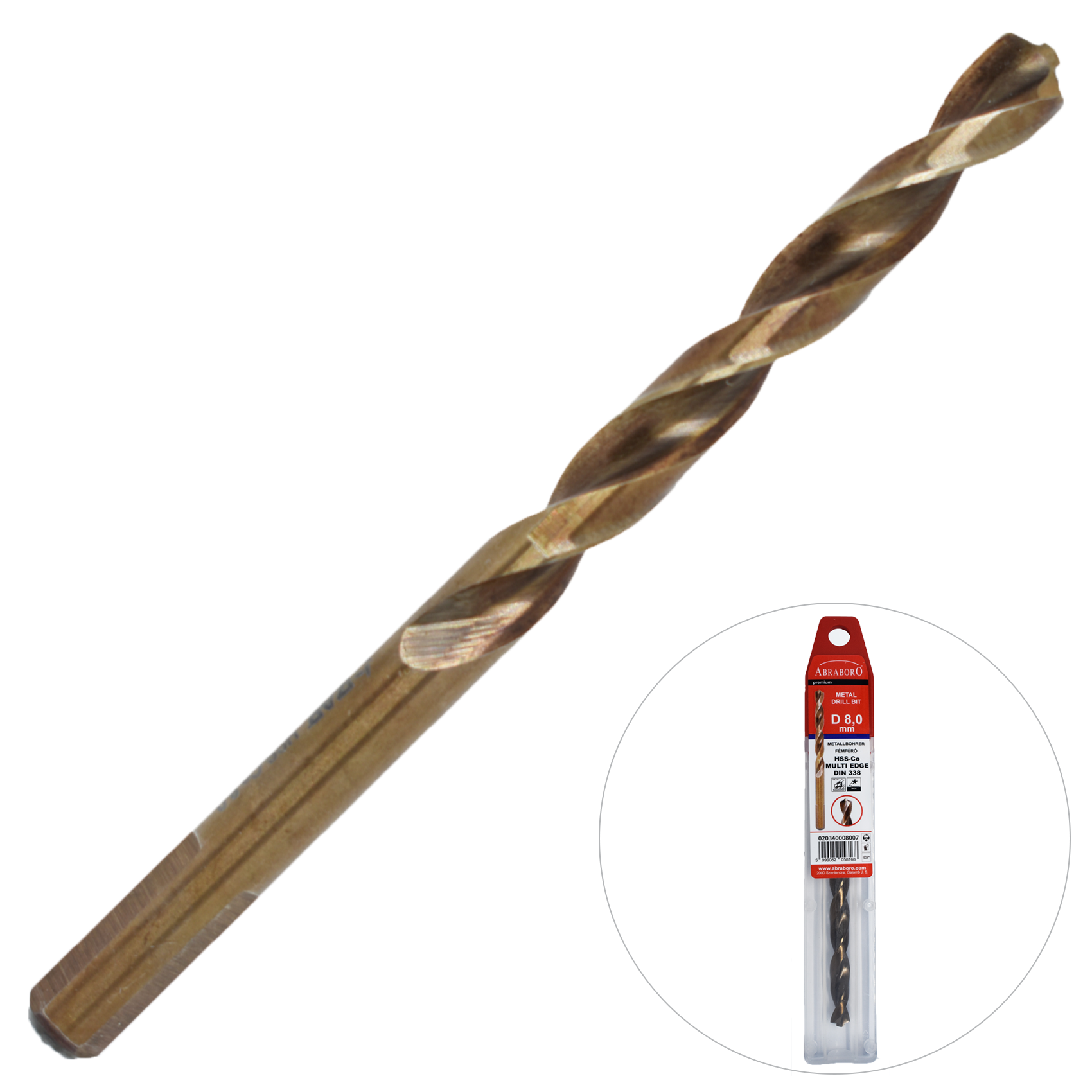 Abraboro 13 x 151 / 101 HSS-Co MULTI-EDGE fémfúró termék fő termékképe