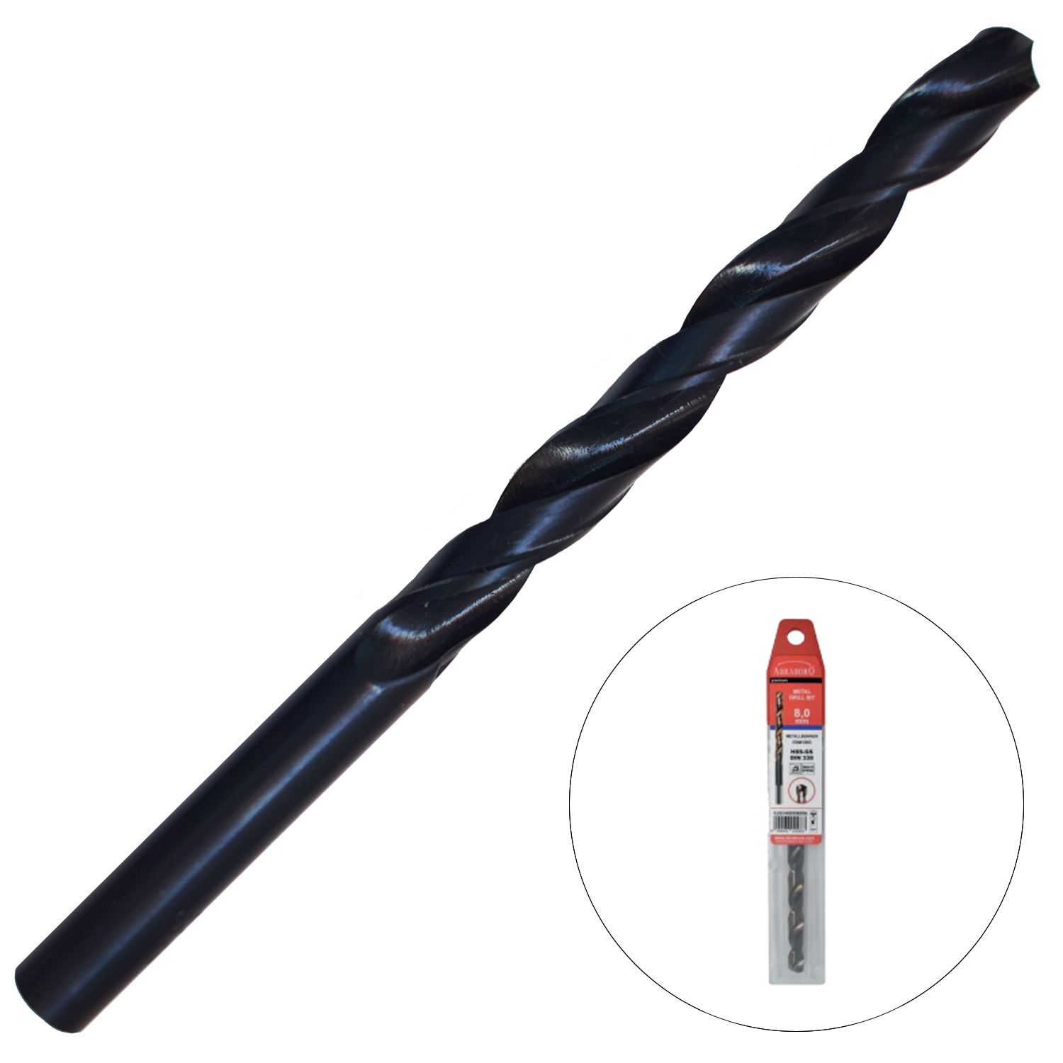 Abraboro 6 x 93 / 57 mm HSS-R fémfúró, EV-Pack termék fő termékképe