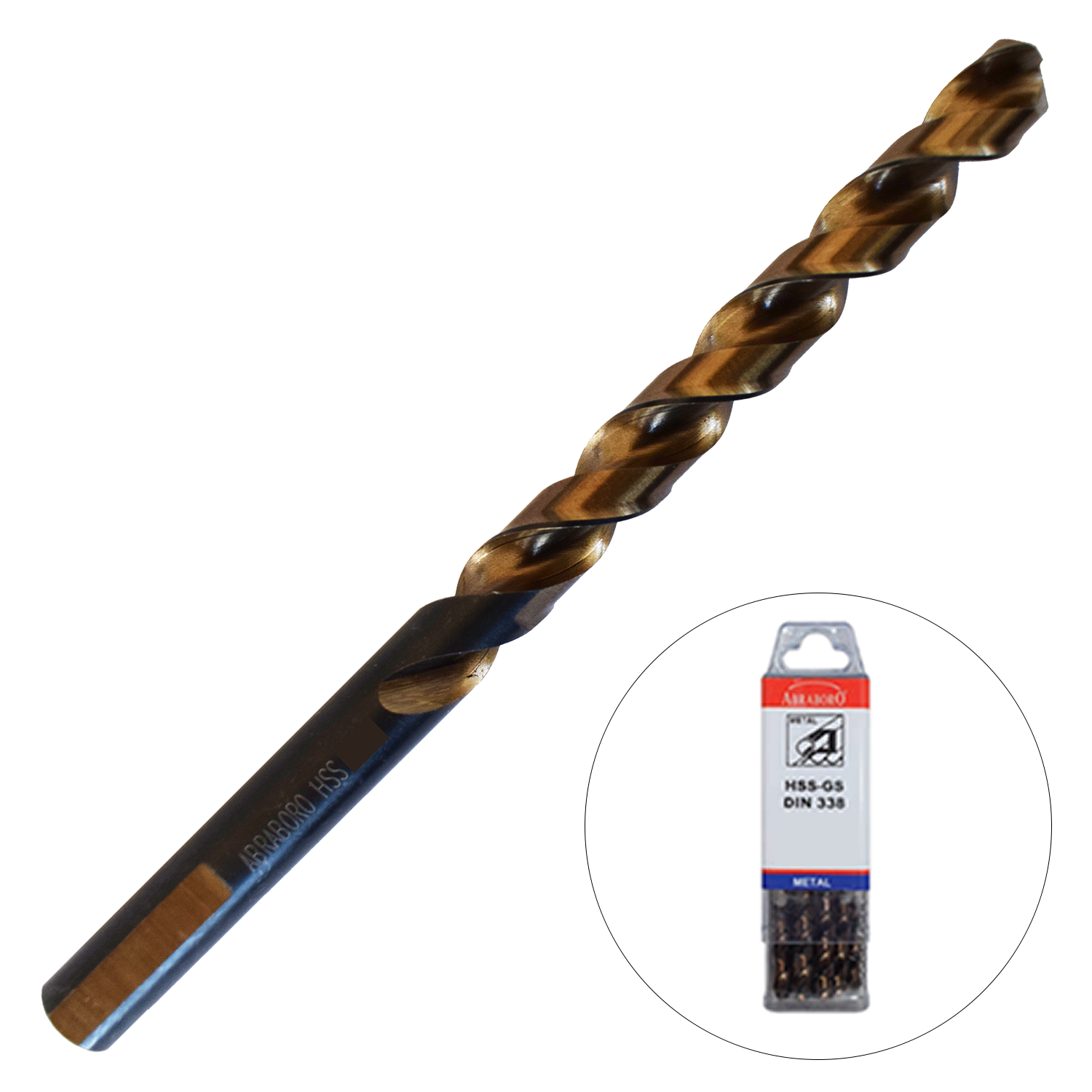 Abraboro 4.1 x 75 / 43 mm MULTISPEED HSS-GS fémfúró háromszög szárral X-Pack, 10 db/csomag termék fő termékképe