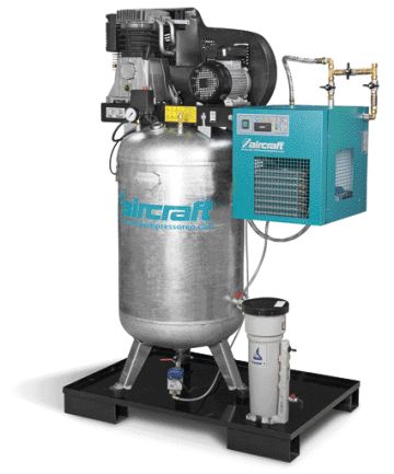 Aircraft Airprofi 703/270/10 FVK (520 l /10 bar,4 kW/400V,270 l tart.), hűtveszárító, kondenz.lecsap termék fő termékképe