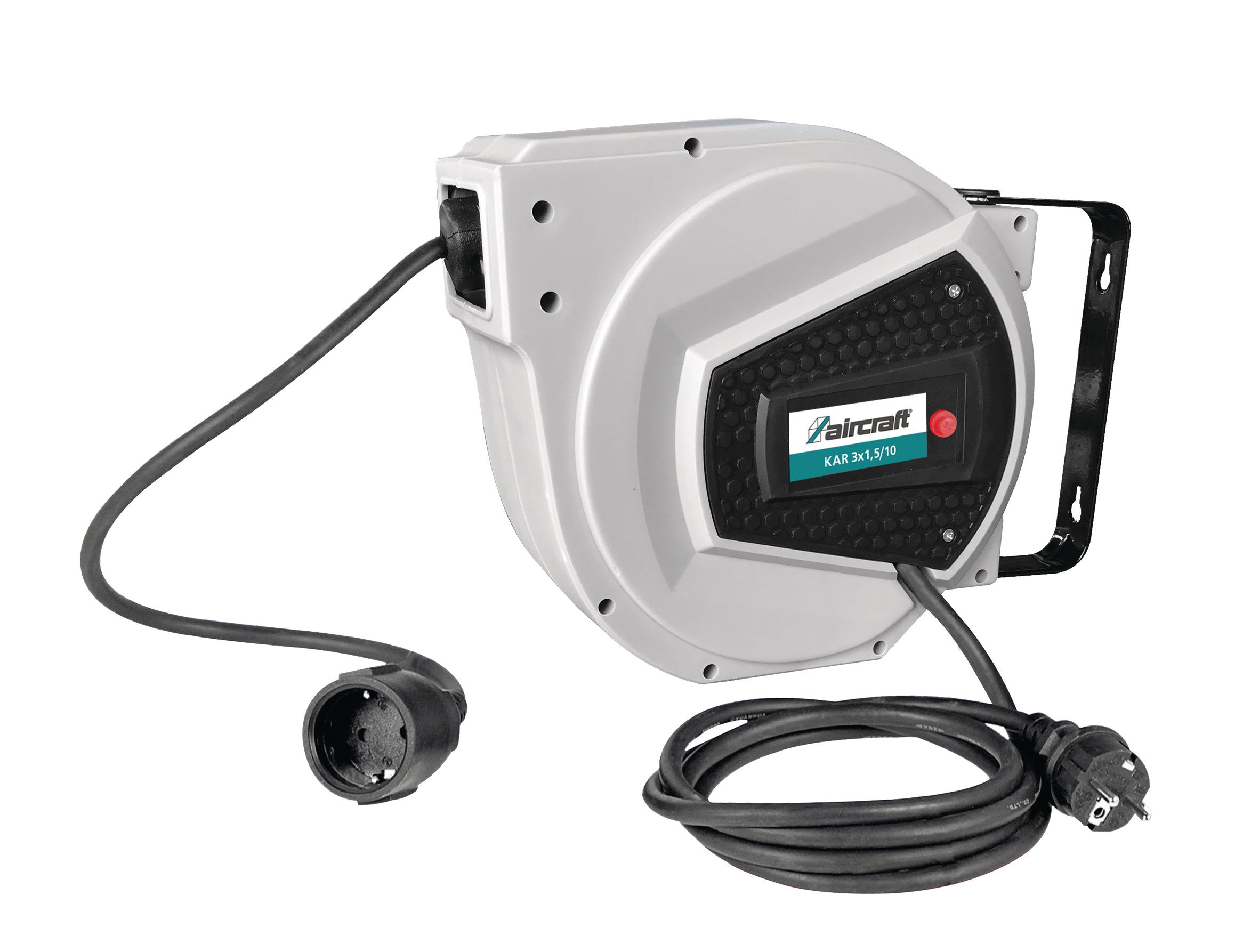 AIRCRAFT automatikus lengőkábel kábeldob KAR 3x1,5  10m termék fő termékképe