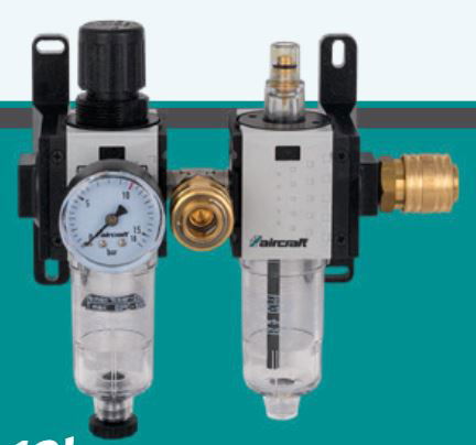 Aircraft Levegőelőkészítő víz- és olajleválasztó nyomáscsökk. 1/4" 12bar termék fő termékképe