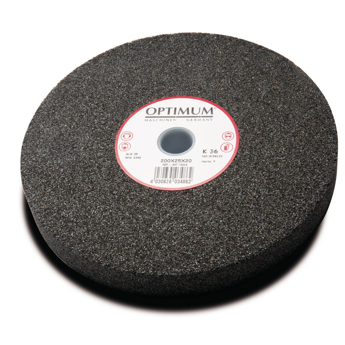 Optimum Köszörűkorong Ø 200 x 25 x 20 mm - K36 termék fő termékképe