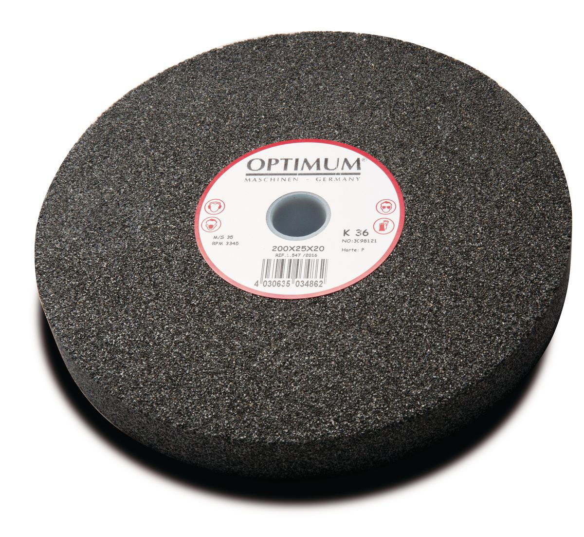 Optimum köszörűkorong (átm.400 x 50 x 40 mm, K36) termék fő termékképe