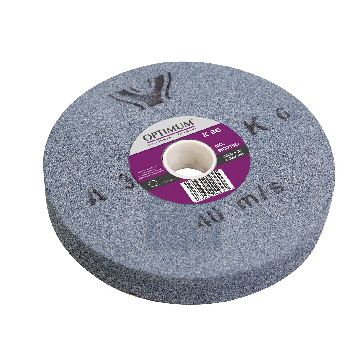 Optimum Köszörűkorong finom szemcsézettel K80 átm.250x40; furat:32mm termék fő termékképe