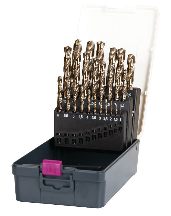 Optimum HSS-CO 5% csigafúró készlet 1-13mm 25 részes termék fő termékképe