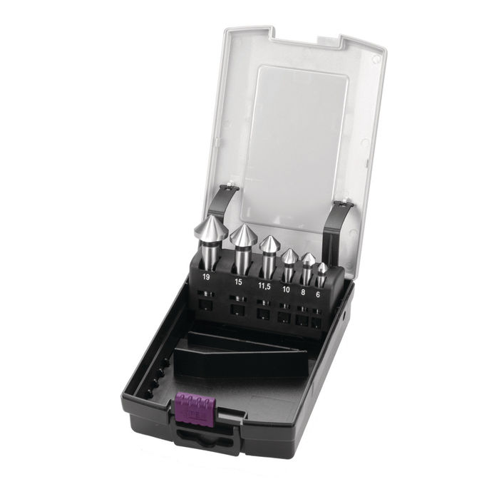 Optimum Süllyesztőfúró készlet 6/8/10/11,5/15/19 mm 6 részes termék fő termékképe