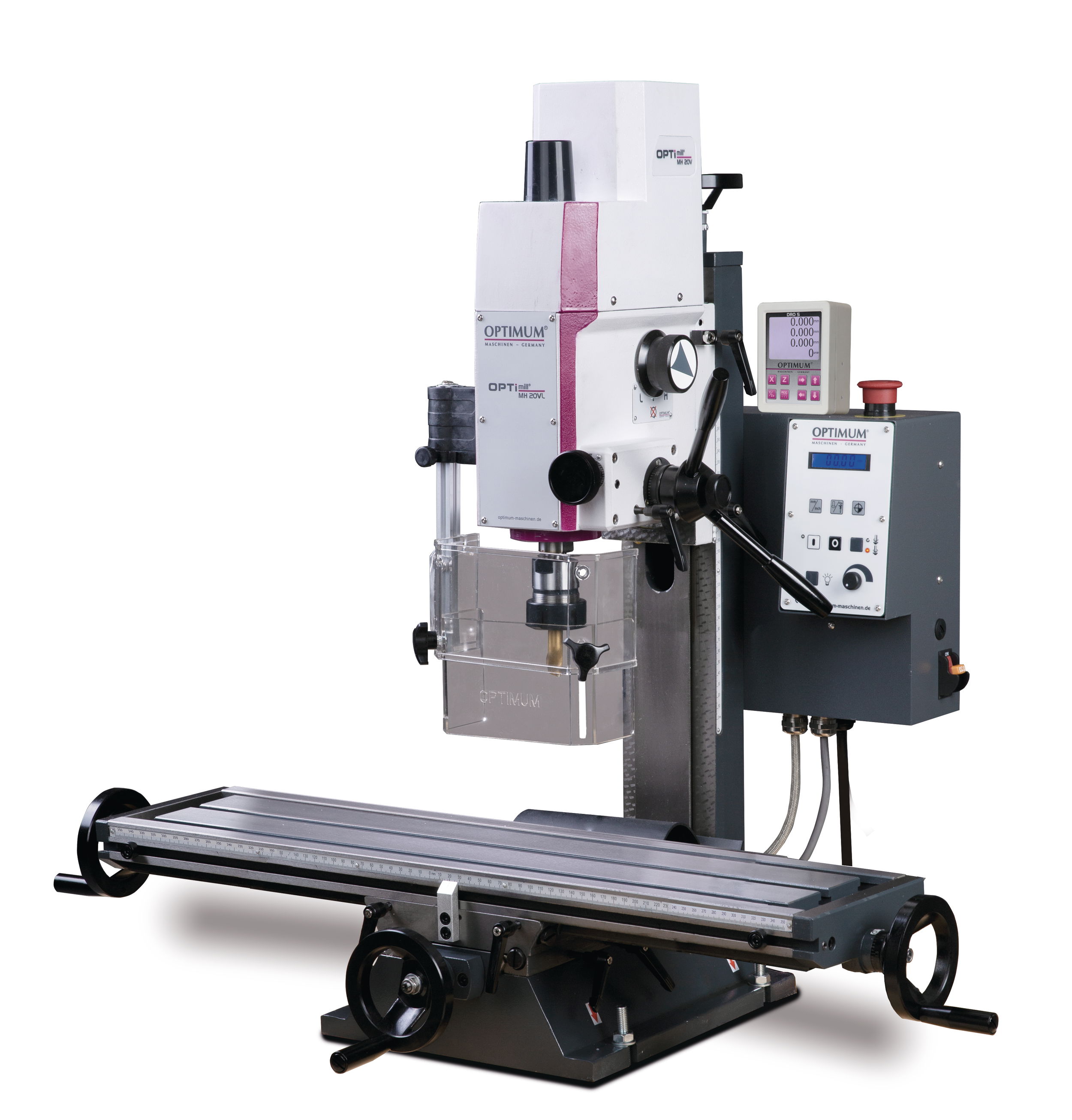 Optimum OPTImill MH 20VLD Fúró-marógép (750W, 700x180mm, MK2) termék fő termékképe