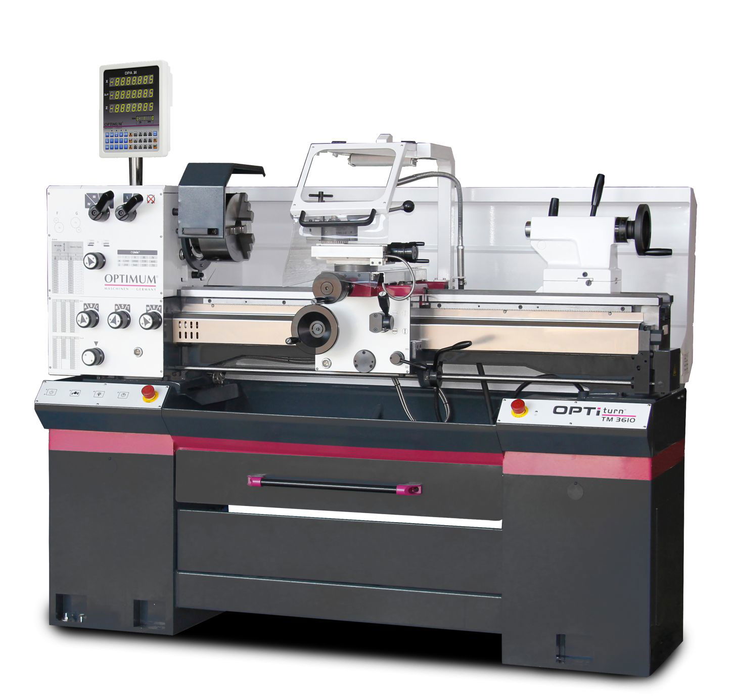 Optimum OPTIturn TM 3610D vezér- és vonóorsós esztergagép termék fő termékképe