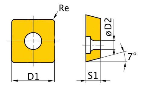 OPTIMUM Váltólapka HM ISO PSDNN3232P15 (5 db) termék fő termékképe