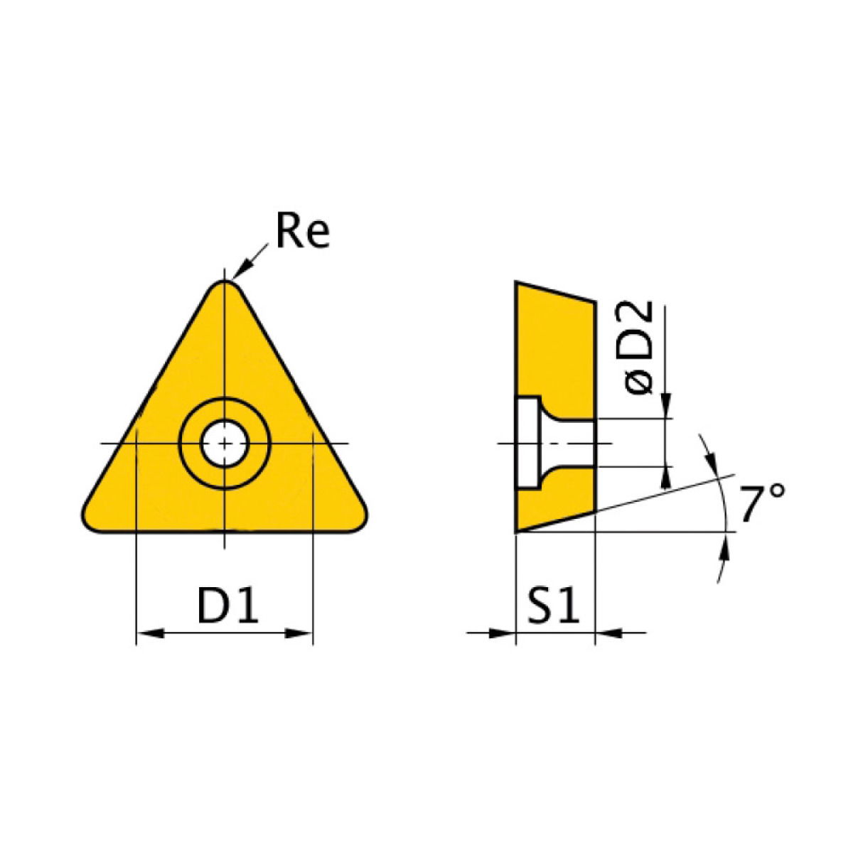 Optimum Váltólapka készlet ISO TCMT110204 (5Db/doboz) termék fő termékképe