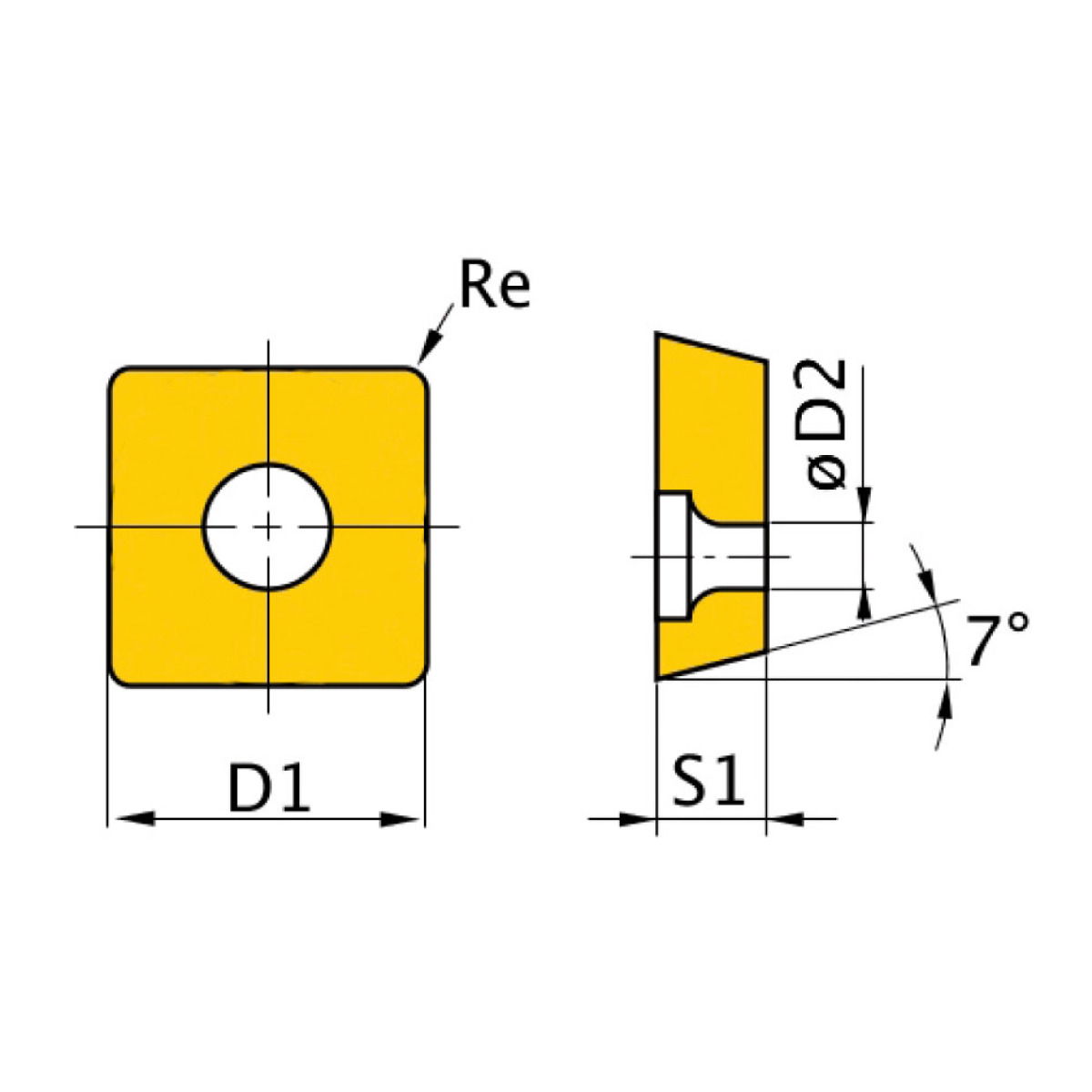 Optimum Váltólapka készlet ISO SCMT09T304 (5 db/doboz) termék fő termékképe