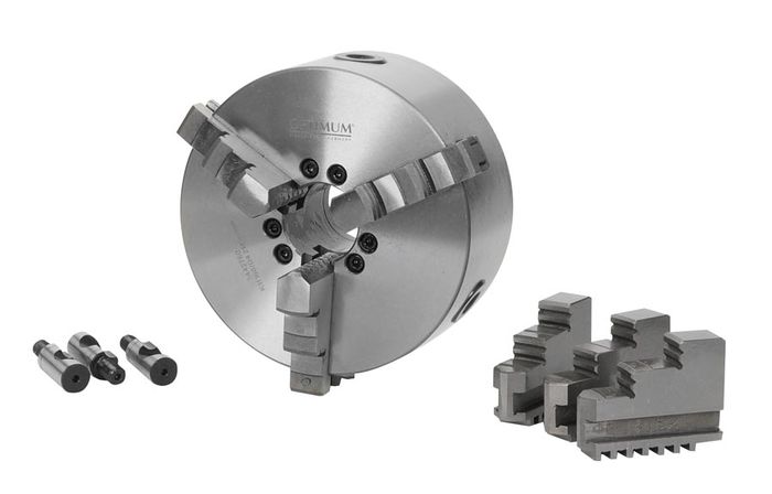 Optimum Esztergatokmány, központi befogású, hárompofás, ø 200 mm Camlock DIN ISO 702-2 NR.5 termék fő termékképe