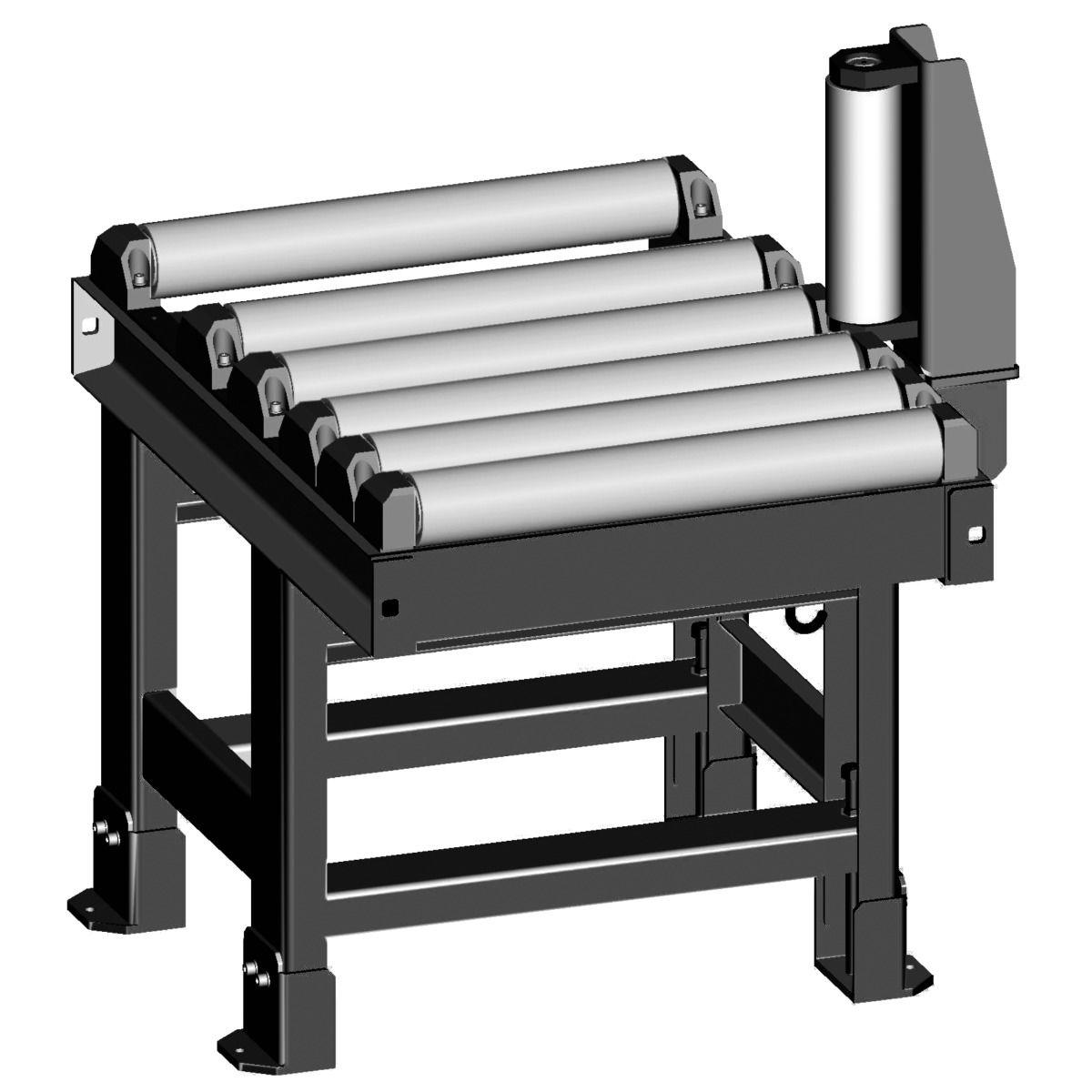 METALLKRAFT Optimum 1000 x 620 mm rakodógörgóspálya csúszdával termék fő termékképe