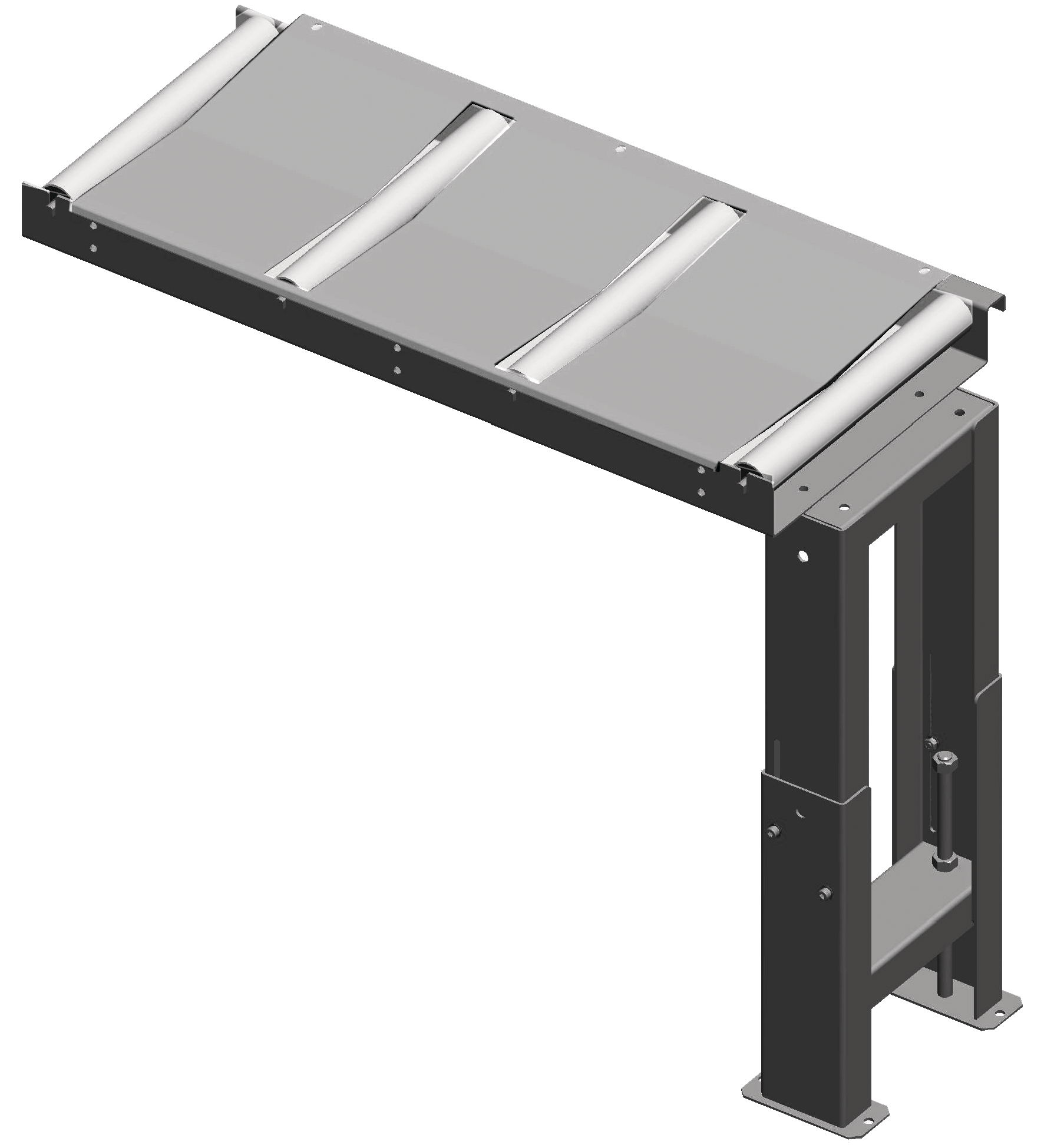 Metallkraft Görgős anyagtovábbító asztal (1000x390mm) 200kg/m termék fő termékképe