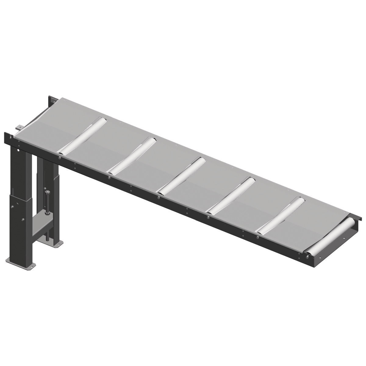 Metallkraft Görgős anyagtovábbító asztal (2000x390mm) 200kg/m termék fő termékképe