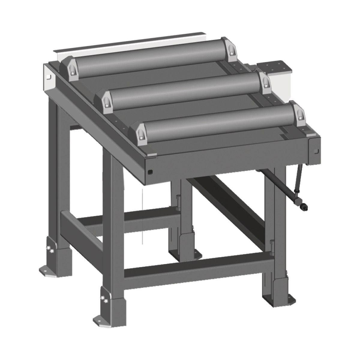 METALLKRAFT Optimum Görgős anyagtovábbító asztal 1000x600mm, 1000 kg/m termék fő termékképe