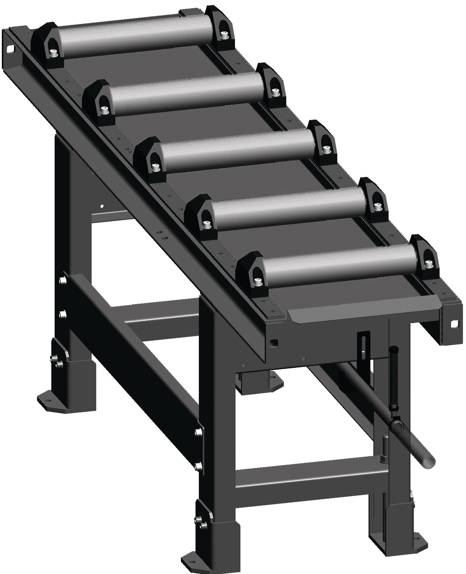 METALLKRAFT Görgős anyagtovábbító asztal (2000x350mm) termék fő termékképe