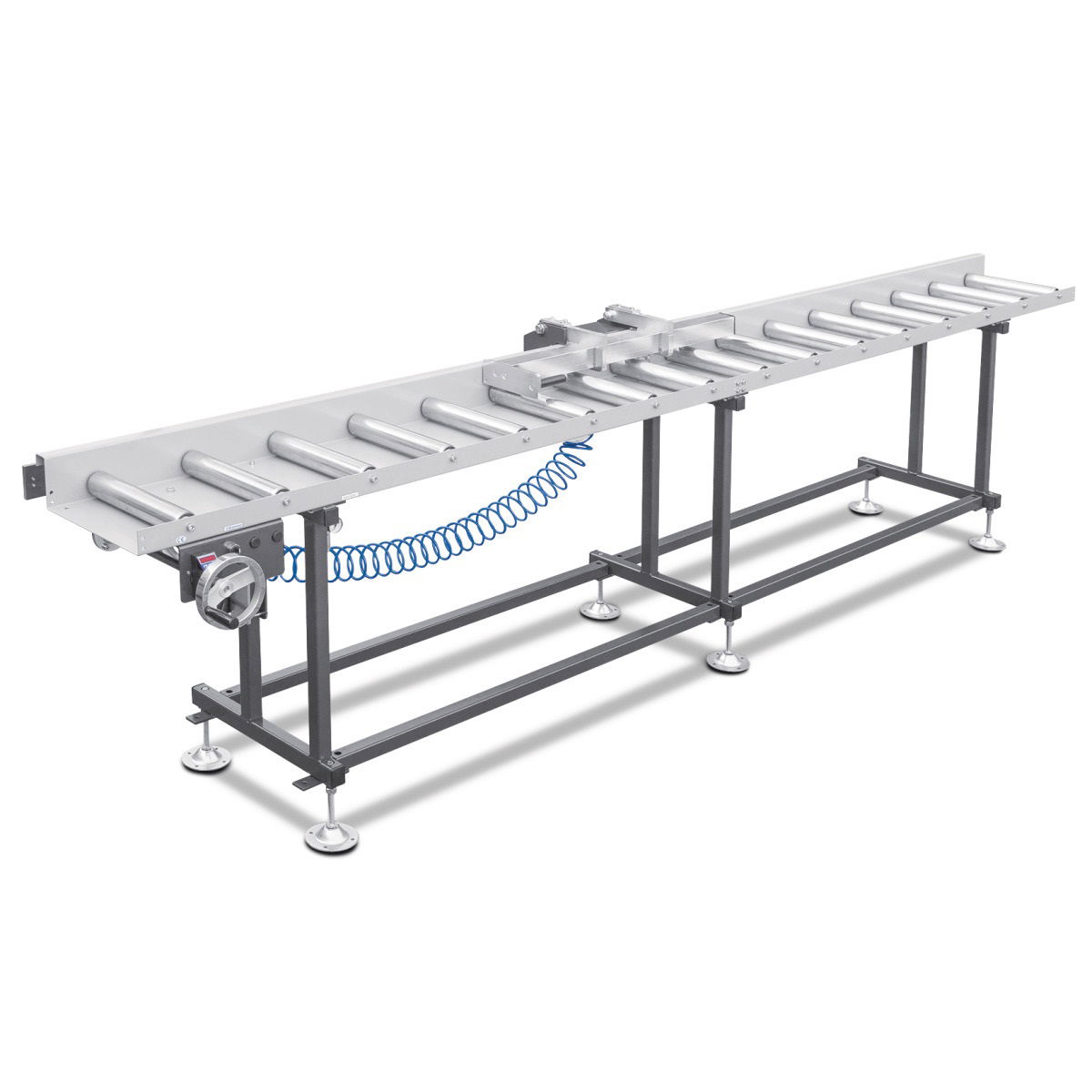 Metallkraft MRB 6 m anyagtovábbító asztal digitális mérőrendszerrel (250 mm görgő szélesség) termék fő termékképe