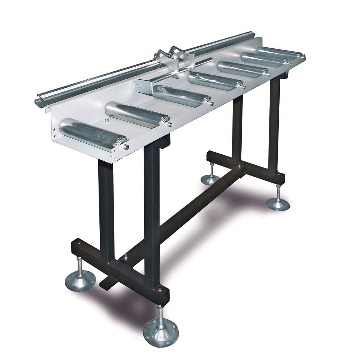 METALLKRAFT Optimum Görgőpálya (250 x 2000 mm) mechanikus ütközővel, skálával termék fő termékképe