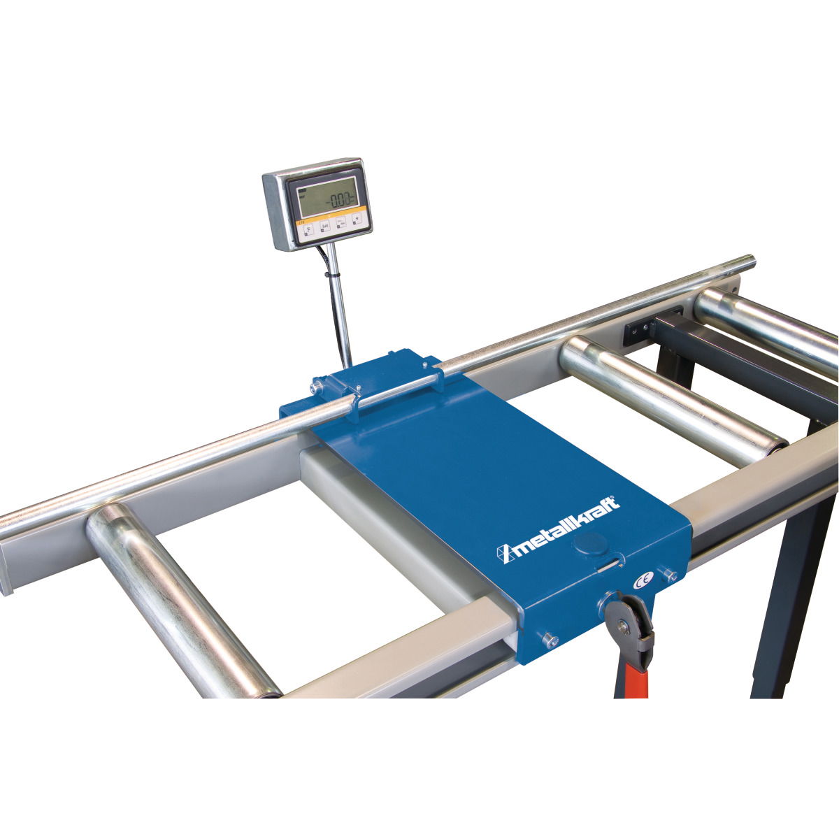 METALLKRAFT Optimum MRB LC-E görgős anyagtovábbító asztal 4m/100kg/m digitális hosszméréssel termék fő termékképe