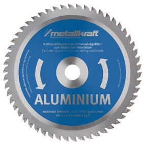Metallkraft körfűrésztárcsa alumíniumhoz 230 x 2.4 x 25.4 mm termék fő termékképe