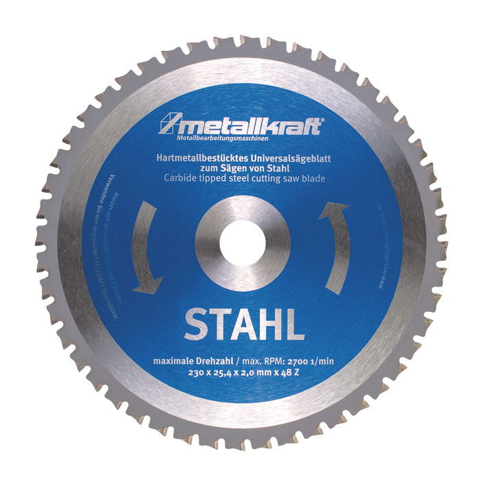 Metallkraft körfűrésztárcsa acélhoz 230 x 2.0 x 25.4 mm termék fő termékképe