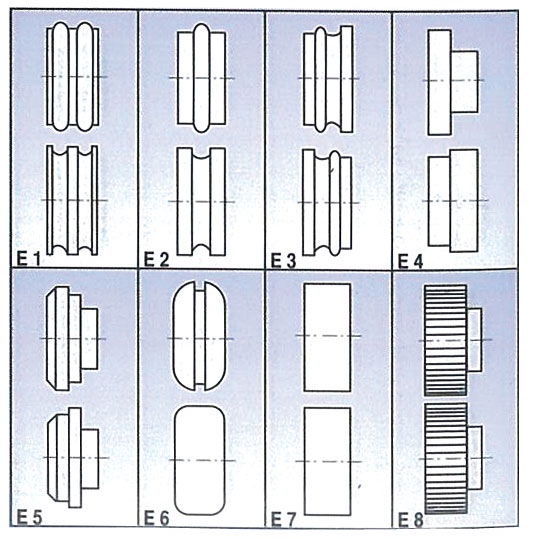 METALLKRAFT Hajlítógörgő E8 termék fő termékképe