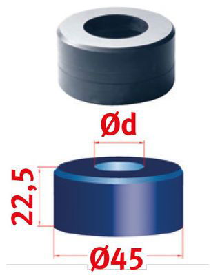 METALLKRAFT Körkivágó matrica Nr.45 Ø 14,7mm termék fő termékképe