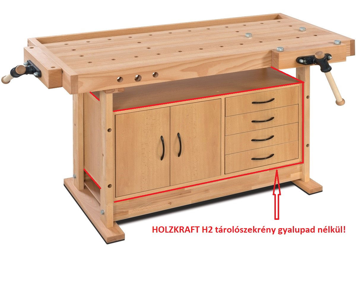 HOLZKRAFT H2 tárolószekrény HB 1701 számára termék fő termékképe
