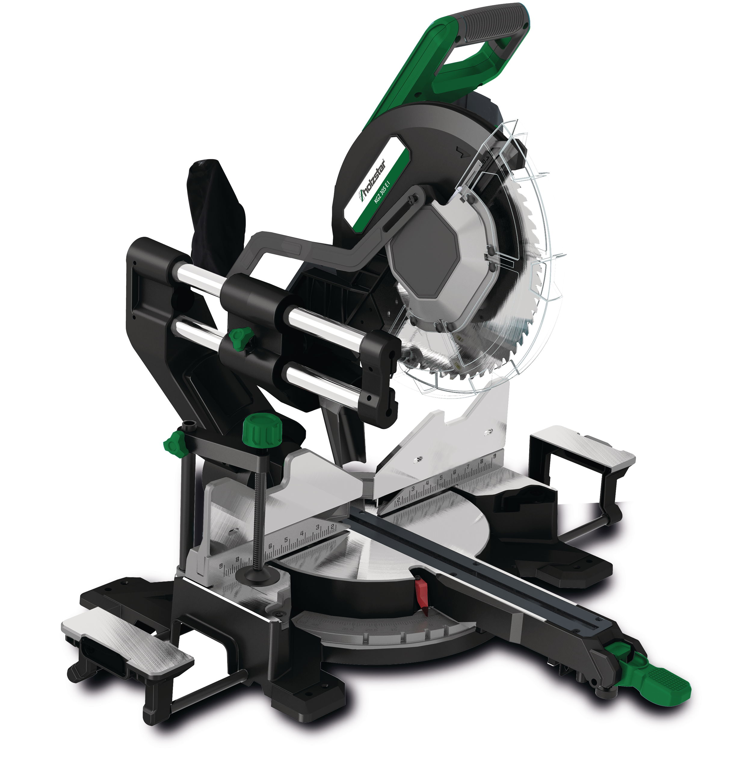 Holzstar Fűrésztárcsás gérfűrész KGZ 305 E I termék fő termékképe