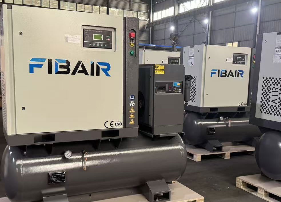 OPTILAS FIBAIR Csavarkompresszor 15kW, 16bar nyomás, Lézervágó gépekhez 12 kW  alatt termék fő termékképe