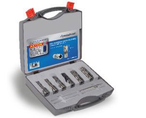 METALLKRAFT Koronafúró klt. Silver-Line 25; Ø 12/14/16/20/22 mm és Ø 18 mm Blue-Line 25; Weldon 19 mm termék fő termékképe