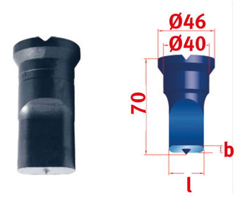 METALLKRAFT Hosszlyuk vágó bélyeg Nr.3 16,0 x 35,0 mm termék fő termékképe