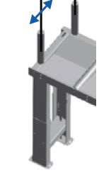 Metallkraft Oldal vezető görgő (mozgatható) 200 mm termék fő termékképe