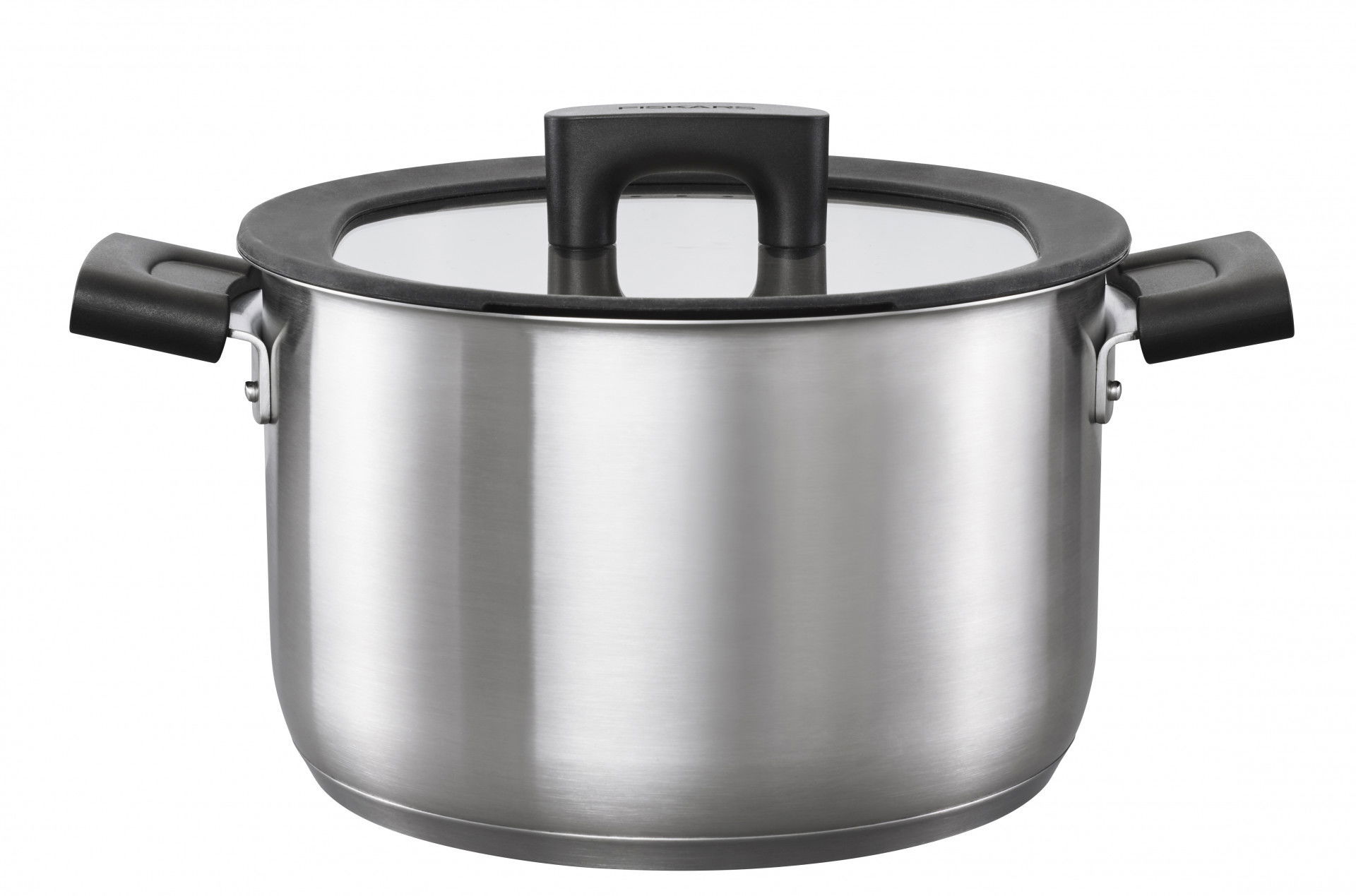 Fiskars Hard Face lábas fedővel (5L / 22 cm), rozsdamentes acél termék fő termékképe