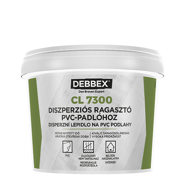 Den Braven CL 7300 szőnyeg- és PVC ragasztó, fehér, 1 kg termék fő termékképe