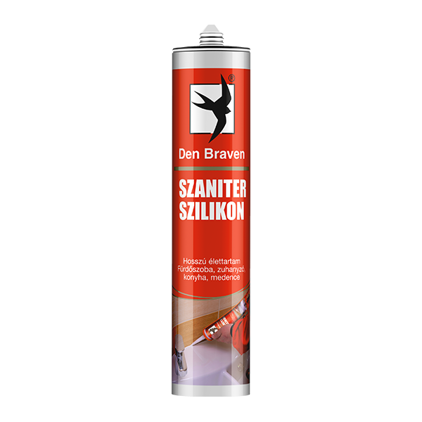 Den Braven Szaniter szilikon, fekete, 280 ml termék fő termékképe