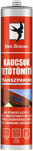 Den Braven Kaucsuk tetőtömítő, transzparens, 280 ml termék fő termékképe